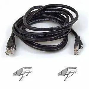 Belkin Cat5e Network Cable - 14 ft Black RJ45 Ethernet Patch Cable for Reliable LAN and Internet Connections by Belkin International, Inc