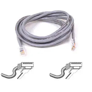 Belkin Cat5e Patch Cable - 10 ft Gray Ethernet Network Cable for LAN Connectivity