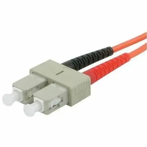 C2G 2m SC to ST Multimode Duplex Fiber Optic Patch Cable - Orange by C2G