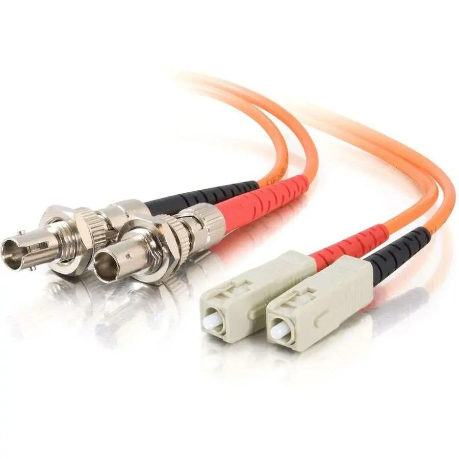 C2G LEGRAND - DATA 1ft Multimode Fiber Optic Cable with SC Female to SC Male Duplex Adapter