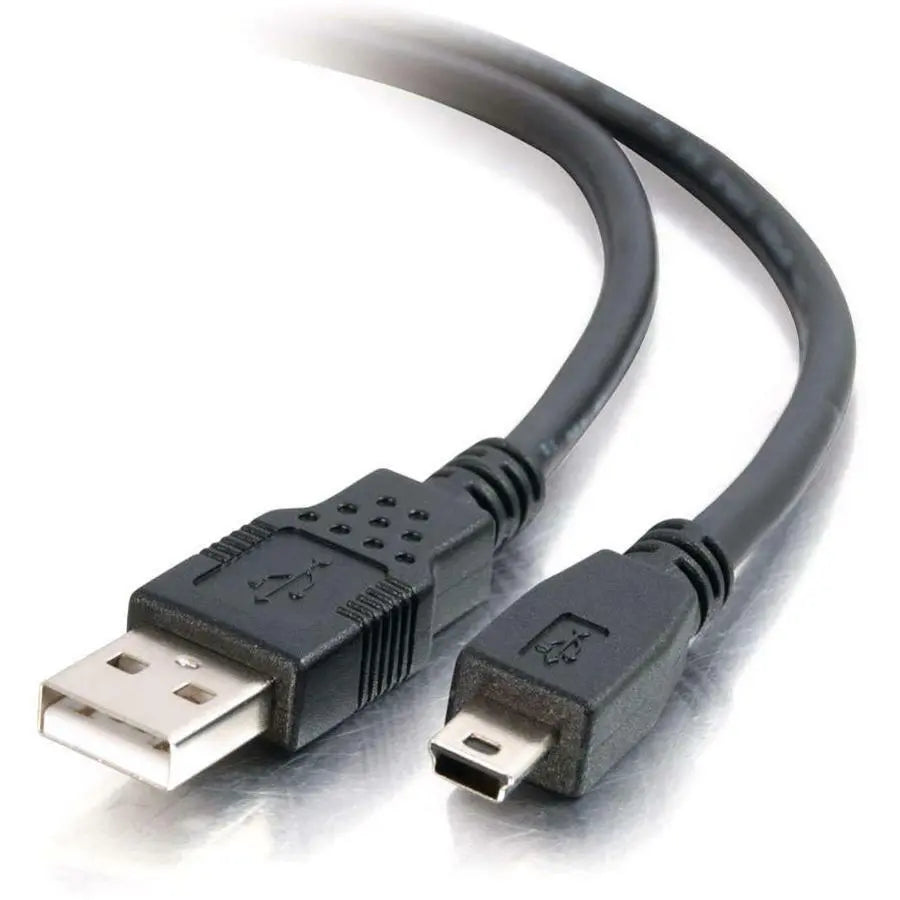 Legrand Group C2G 3.3 ft USB A to Mini B Data Transfer Cable - Black by Legrand Group