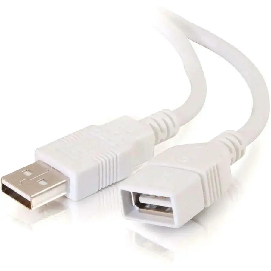 C2G 10ft USB 2.0 A to A Extension Cable - White - M/F by Legrand Group by Legrand Group