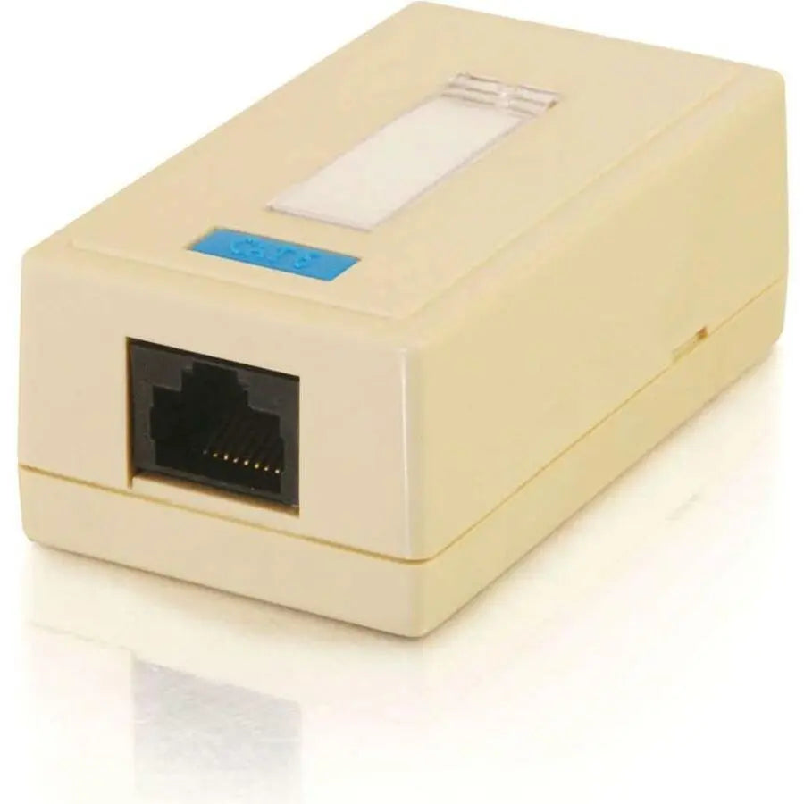 C2G 1-Port Cat5e Surface Mount Box - White by Legrand Group