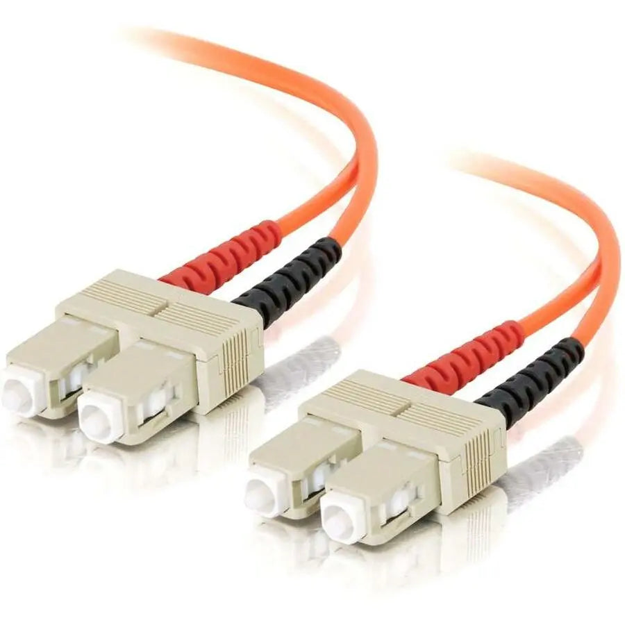 Legrand Group C2G 09113 1m SC to SC Multimode Duplex Fiber Optic Patch Cable - Orange