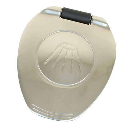 Scandvik Black & Stainless Steel Recessed Transom Shower Handle and Hose - Vertical or Horizontal Mount with 6 ft. Hose