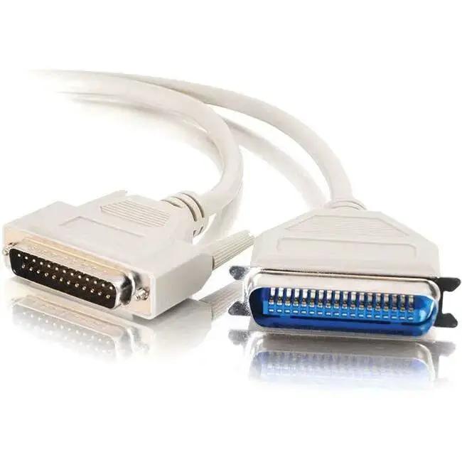 C2G 6ft DB25 Male to Centronics 36 Male Parallel Printer Cable - Reliable Data Transfer for Dot-Matrix and Laser Printers by Legrand Group