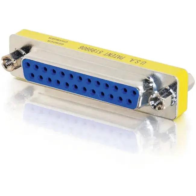 C2G DB-25 Mini Gender Changer F/F - Reliable Data Transfer Adapter for Parallel and Serial Connections by Legrand Group
