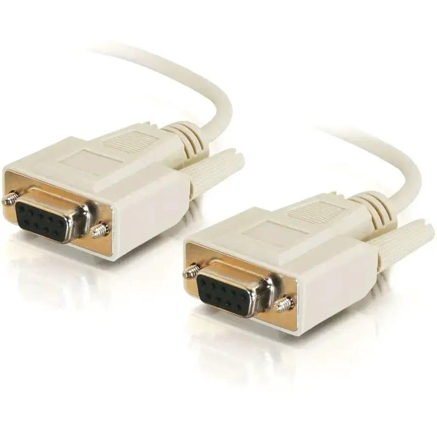 C2G 6ft DB9 Female to Female Null Modem Cable – Beige for Reliable Data Transfer by Legrand Group