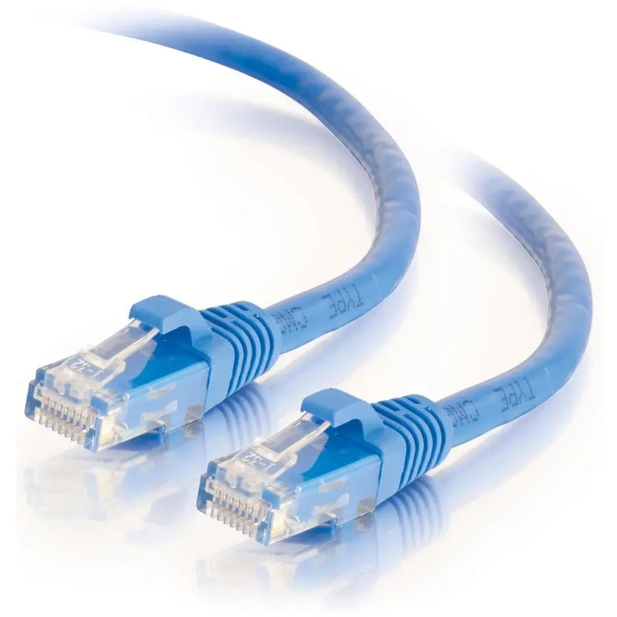 C2G 25ft Cat6 Snagless Unshielded UTP Ethernet Network Patch Cable (RJ45 M/M), Blue, Standard RJ45 Connectors, 5600pf/100m