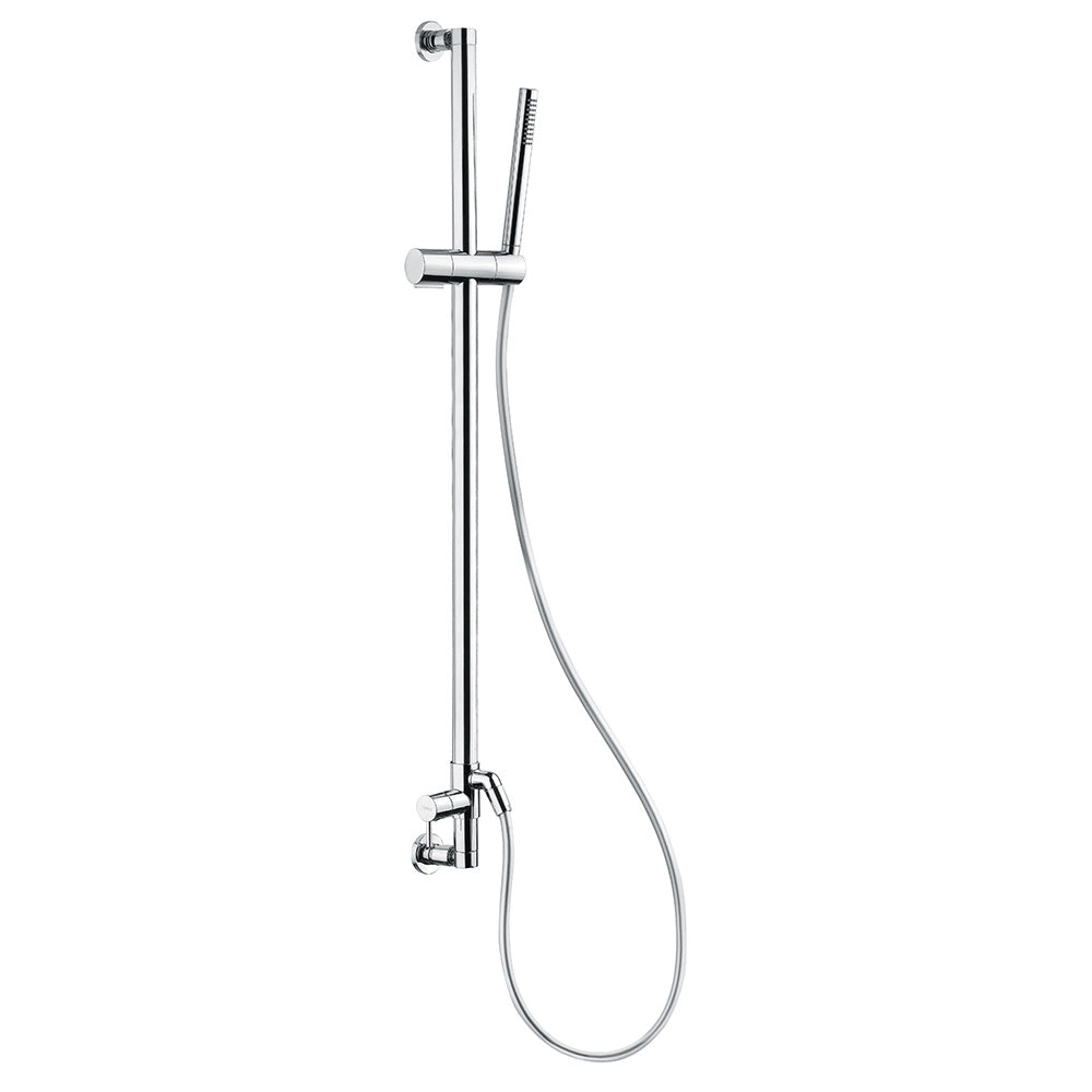 Scandvik All-In-One 28-Inch Shower System with Rail, Mixer, and Handheld Shower