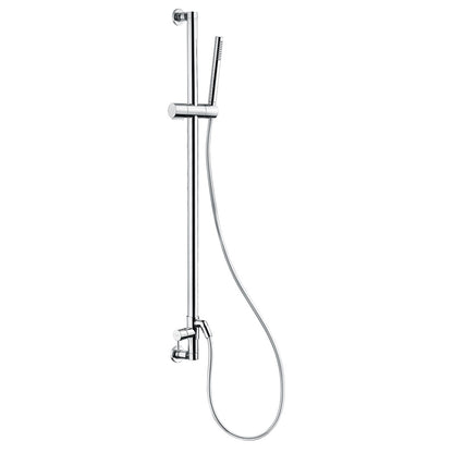 Scandvik All-In-One 28-Inch Shower System with Rail, Mixer, and Handheld Shower