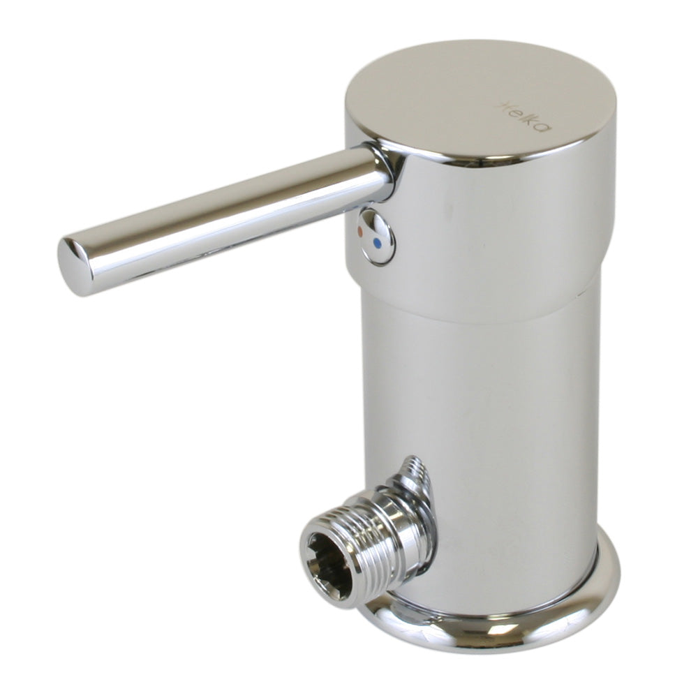 Scandvik Minimalistic Compact Single Level Deck Mount Mixer with 3/8" & 1/2" Fittings