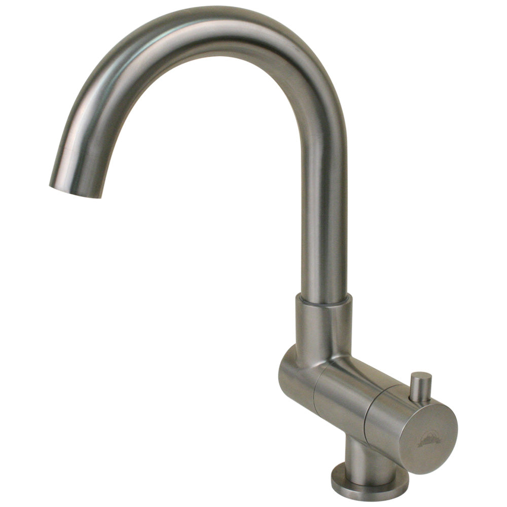 Scandvik Nordic Folding Stainless Steel J-Spout Tap - Model 74125
