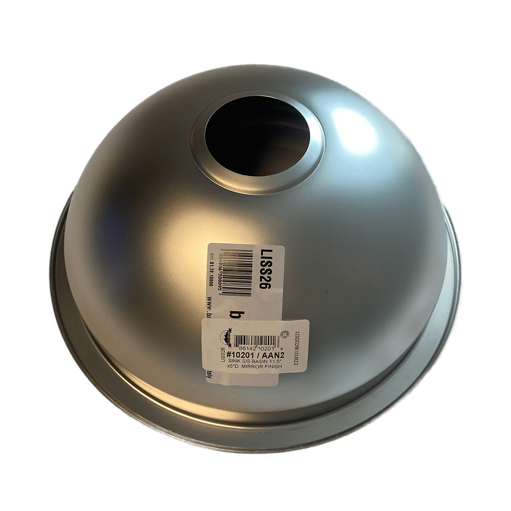 Scandvik SS Basin Sink - 11.5 inch x 5 inch Mirror Finish with Stainless Steel Construction