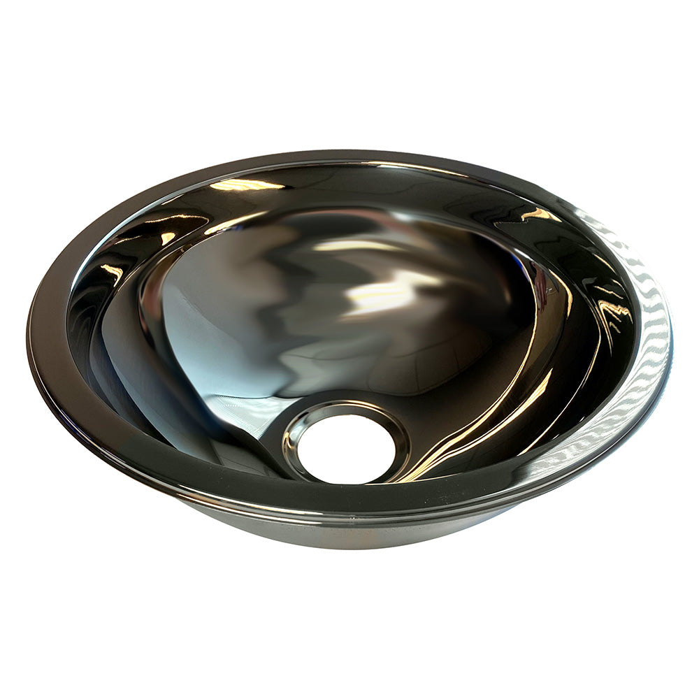 Scandvik SS Basin Sink - 11.5 inch x 5 inch Mirror Finish with Stainless Steel Construction