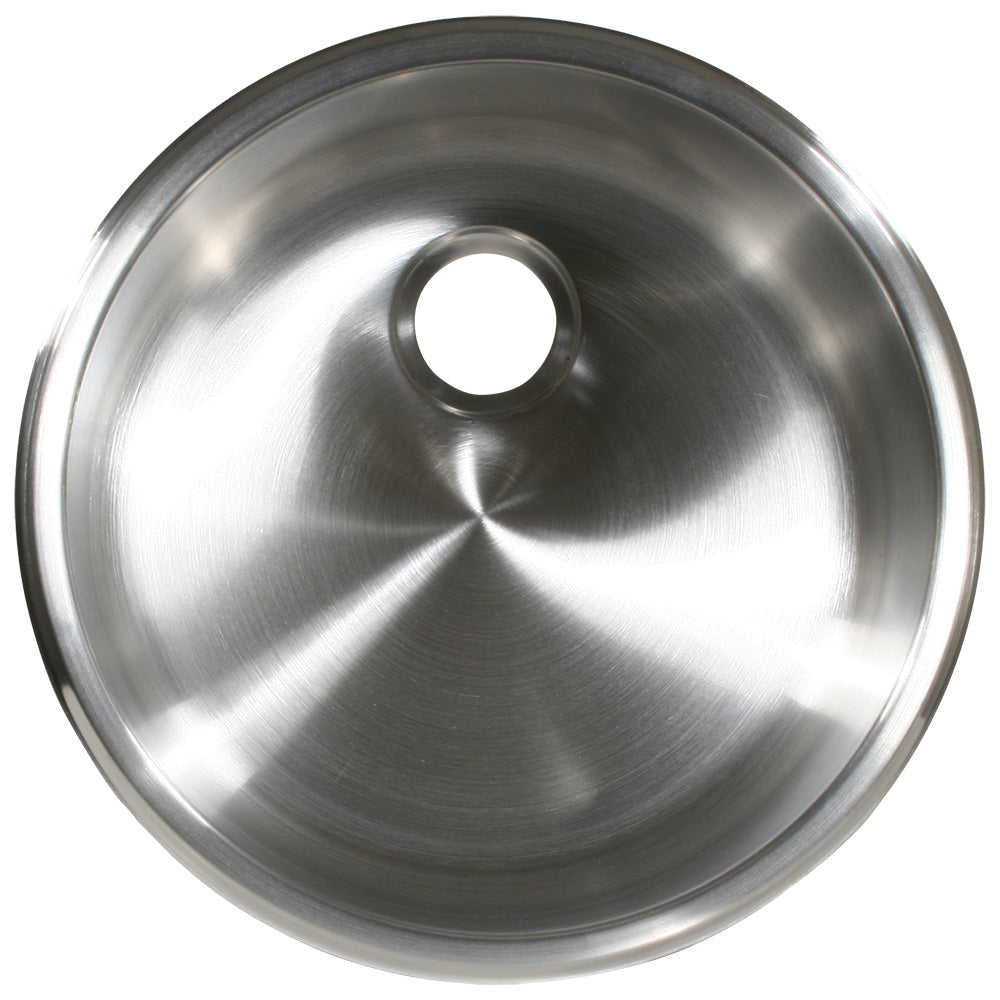 Scandvik SS Cylindrical Sink - 11-5/8 inch x 5 inch Brushed Finish