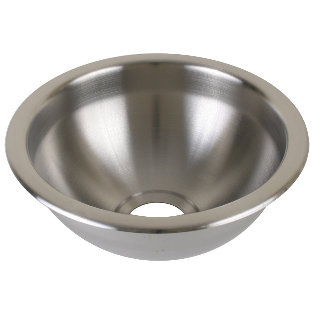 Scandvik SS Sink Basin - 9" x 4" Brushed Finish, Part Number 10924
