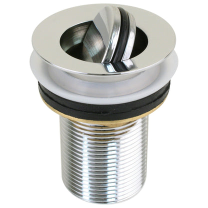 Scandvik Sink Drain with Flip Stopper - Chrome Plated Brass Part 19006P