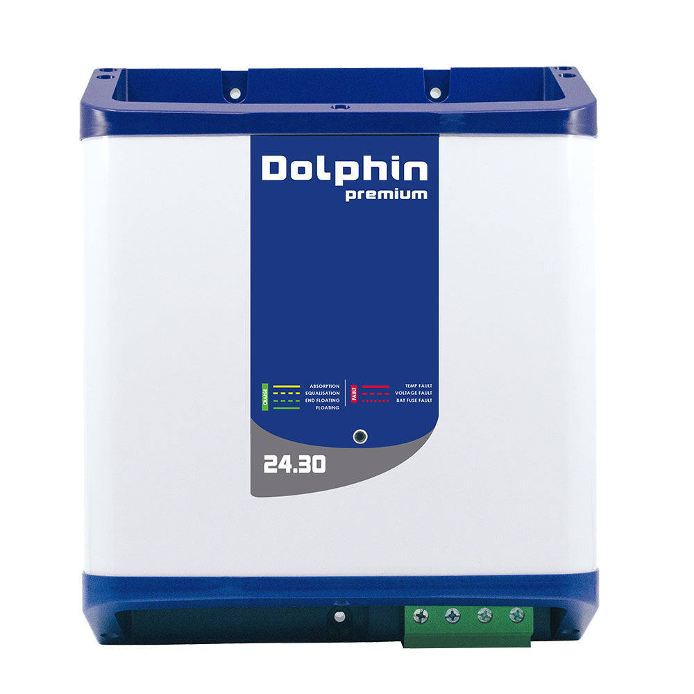 Dolphin Charger Premium Series 24V 30A Battery Charger - Advanced Lithium and Lead-Acid Charging