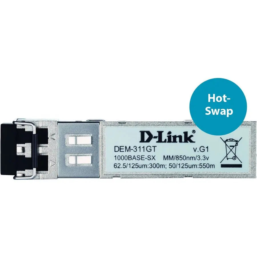 D-Link Systems DEM-311GT 1000Base Gigabit SFP Transceiver for Multimode Fiber Networks