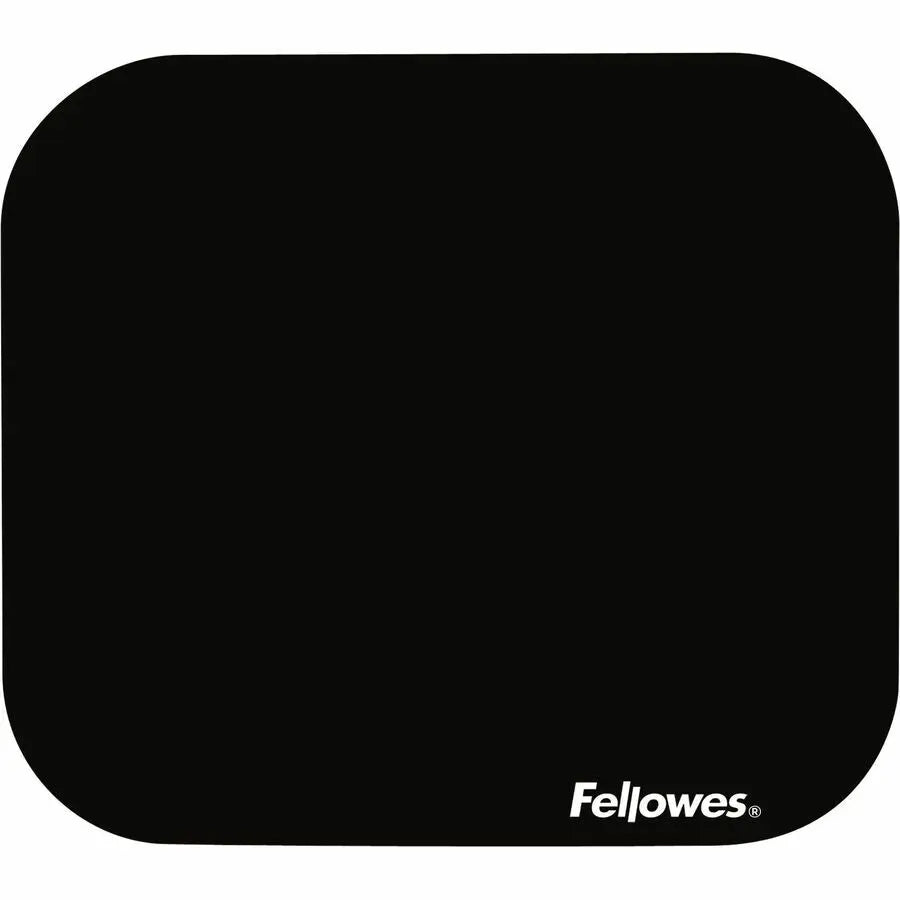 Fellowes Mouse Pad with Nonskid Rubber Base and Durable Polyester Cover - Black, Part Number 58024