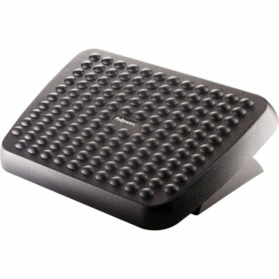 Fellowes Standard Foot Rest with Dual-Position Height Adjustment and Textured Surface – Graphite