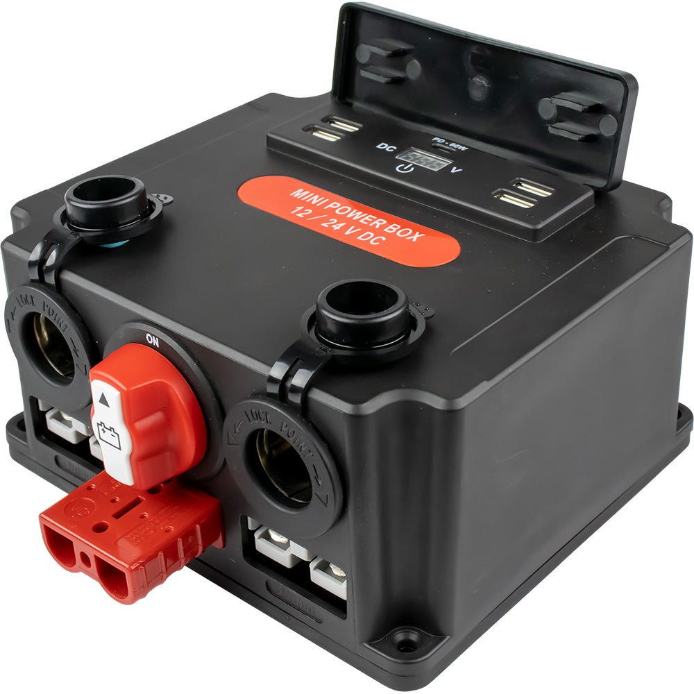 Sea-Dog Power Box Battery Switch with LED VoltMonitor and Multiple Power Outputs