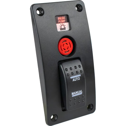 Sea-Dog Bilge Pump Water Alarm Panel with Switch - 12V Marine Safety Device