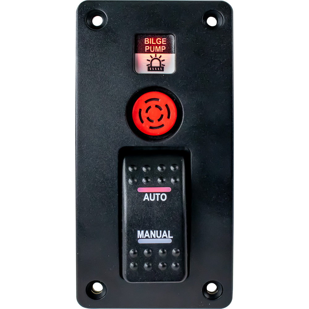 Sea-Dog Bilge Pump Water Alarm Panel with Switch - 12V Marine Safety Device