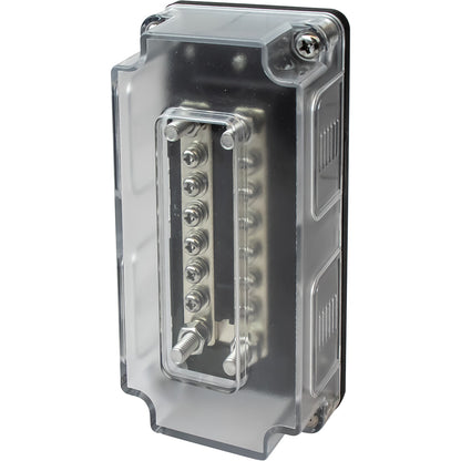 Sea-Dog Dual Buss Bar with Cover - 12 Terminals for DC and AC Distribution