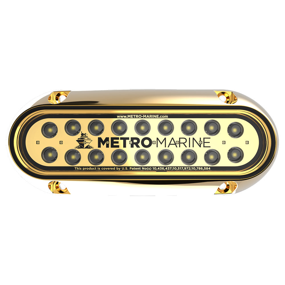Metro Marine F-BME1-H-W3-90 High-Output Underwater LED Light with 90-Degree Beam for Marine Applications