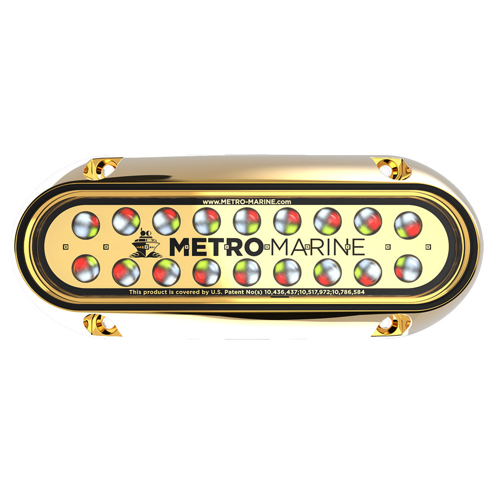 Metro Marine F-BME1-H-FS-45 High-Output Elongated Underwater Light with RGBW Full Spectrum LEDs and 45° Beam