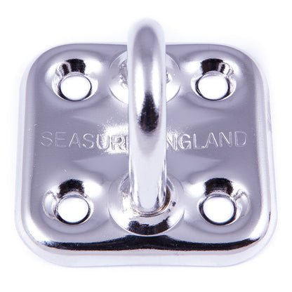 SeaSure Pad Eye Plate 46mm x 46mm - Marine Grade Stainless Steel