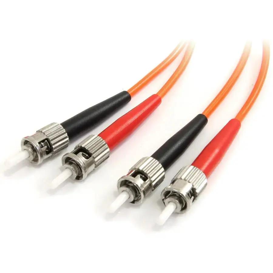 StarTech.com 1m Multimode Duplex Fiber Optic Patch Cable - ST to ST Connectors, LSZH Jacket, OM1 62.5/125 Fiber Network Cable by StarTech.com