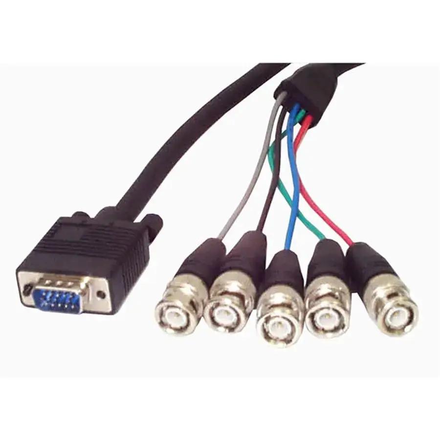 StarTech.com 6 ft Coax VGA Monitor Cable - HD15 (M) to 5 BNC (M) for PC and BNC Monitors by StarTech.com