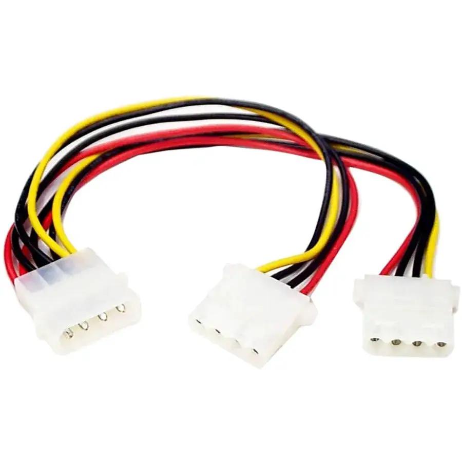 StarTech.com PYO2L LP4 to Dual LP4 Power Y Splitter Cable - 9.06 Inch Internal Power Cable by StarTech.com