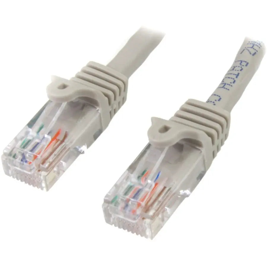 StarTech.com 50 ft Gray Cat5e UTP Patch Cable with Snagless RJ45 Connectors and PoE Support by StarTech.com