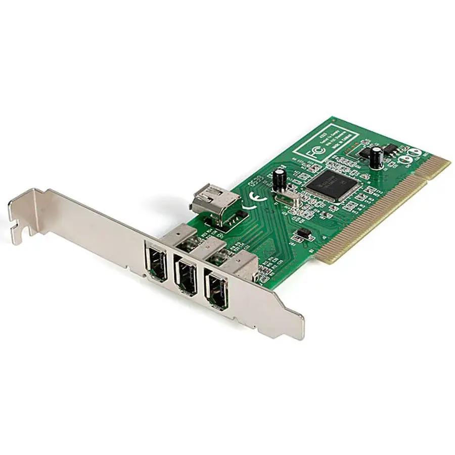 StarTech.com 4 Port IEEE-1394 FireWire PCI Card, TAA - High-Speed FireWire Adapter for Mac and PC by StarTech.com