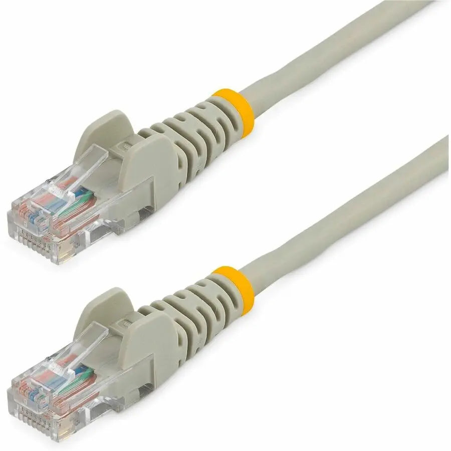 StarTech.com 25ft Gray Snagless Cat5e UTP Patch Cable with PoE Support