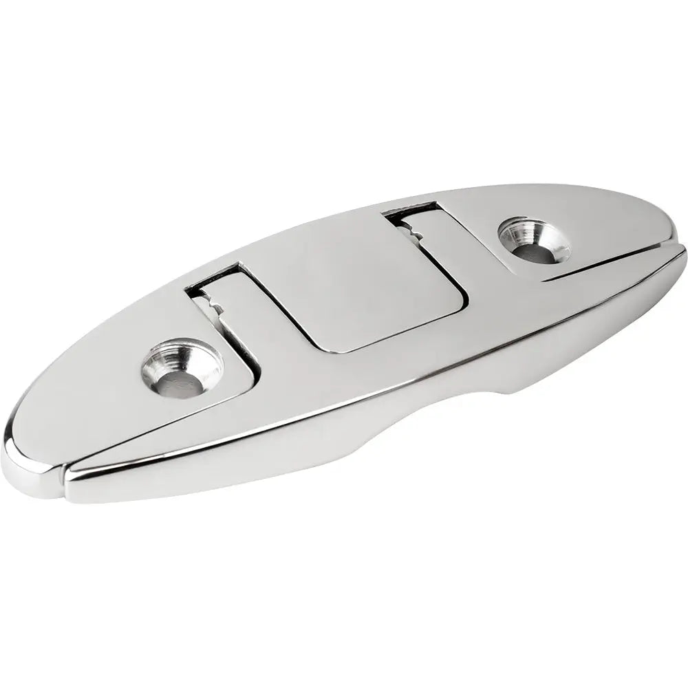 Sea-Dog 5-Inch Oval Stainless Steel Folding Cleat with Locking Mechanism