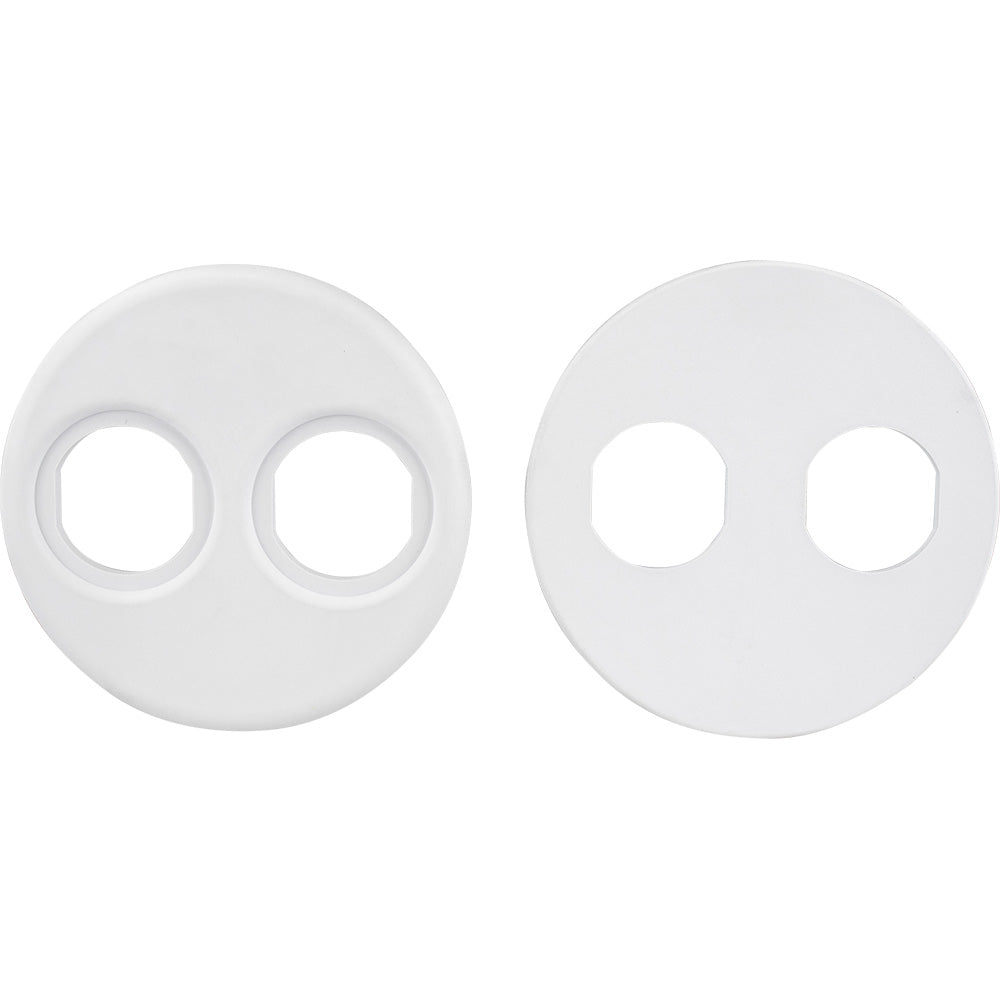 Sea-Dog 84470 4-Inch Gauge Power Socket Adapter Mounting Plate - White