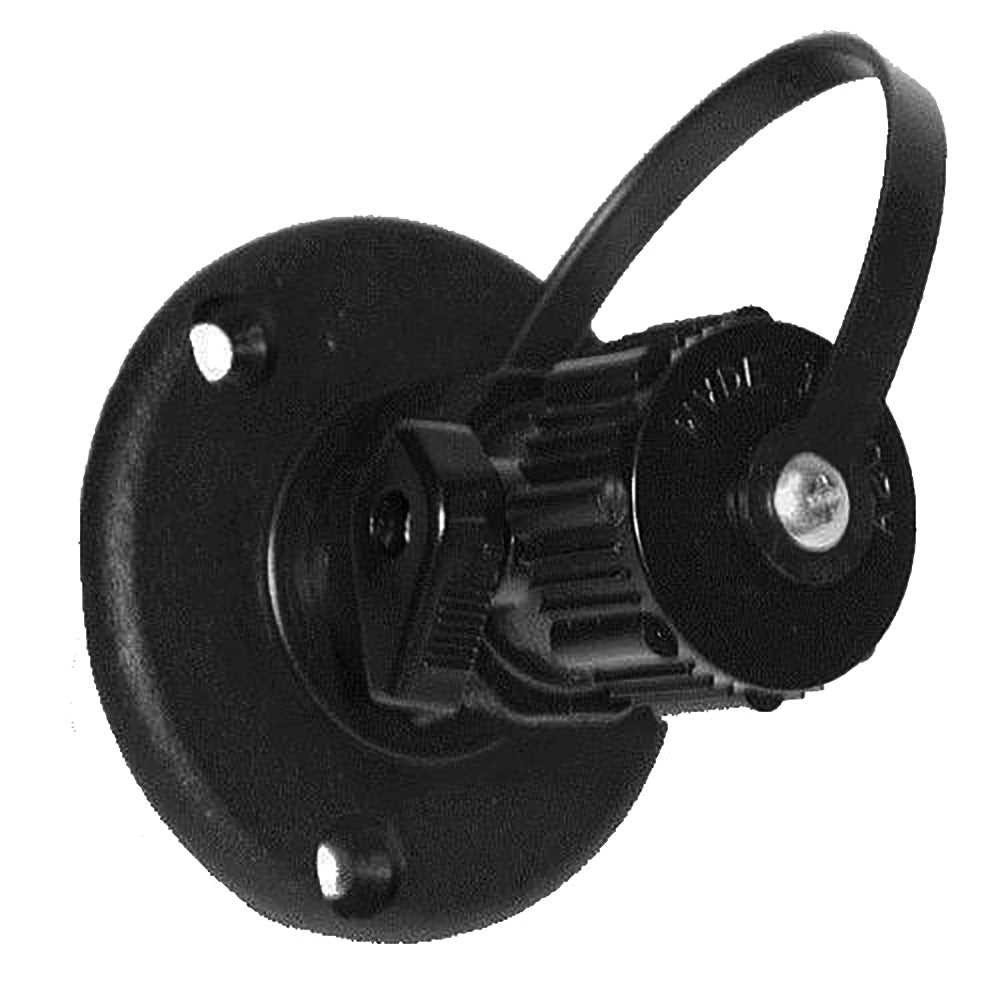 T-H Marine Washdown Fitting with Shutoff Valve - Durable Marine-Grade Plastic, 2 1/4 inch Flange