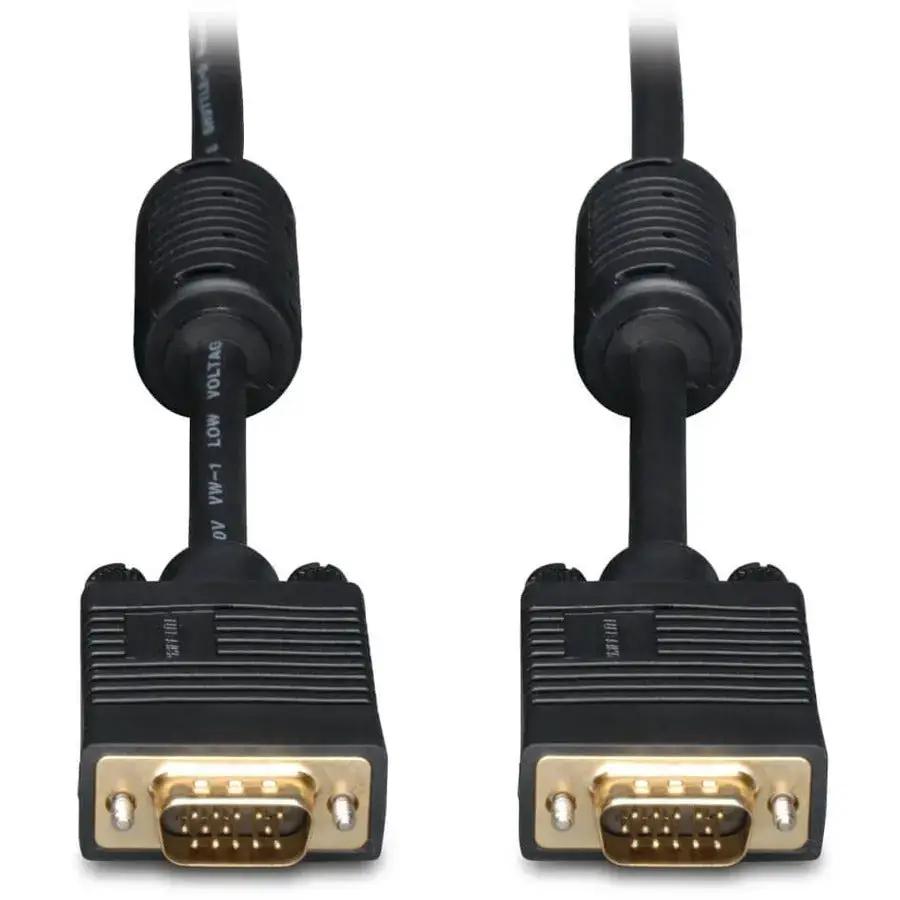 Eaton Corporation Tripp Lite P502-006 VGA SVGA Monitor Cable - 6 ft. High-Resolution RGB Coaxial Cable with Gold-Plated Connectors by Eaton Corporation
