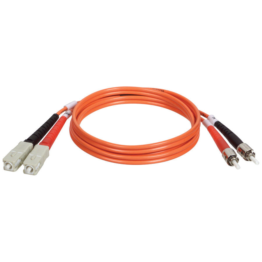 Eaton Corporation Tripp Lite N304-006 6 ft Duplex Multimode Fiber Optic Patch Cable with SC/ST Connectors
