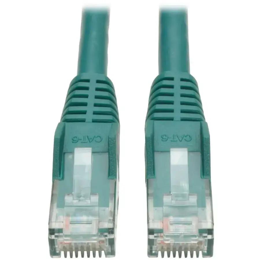 Eaton Corporation Tripp Lite Cat6 Patch Network Cable, 5 ft. Green, RJ45 Male to Male - Gigabit Ethernet Connectivity by Eaton Corporation