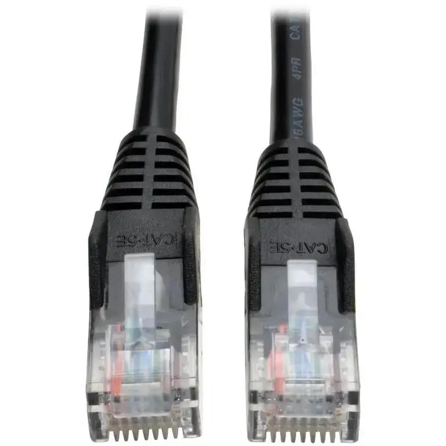 Eaton Tripp Lite Series Cat5e 350 MHz Snagless Ethernet Patch Cable, 25 ft, Black by Eaton Corporation