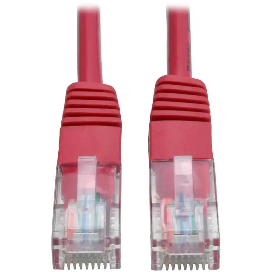 Eaton Corporation Tripp Lite Cat5e Ethernet Patch Cable, 10 ft, Red - Model N002-010-RD by Eaton Corporation