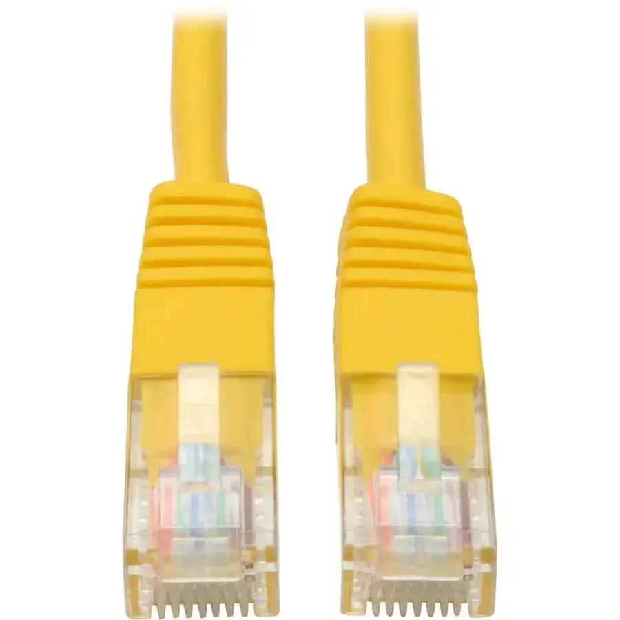 Eaton Tripp Lite Series N002-010-YW 10 ft. Yellow Cat5e Patch Cable for Networking by EATON TRIPP LITE SERIES CONNECTIVIT