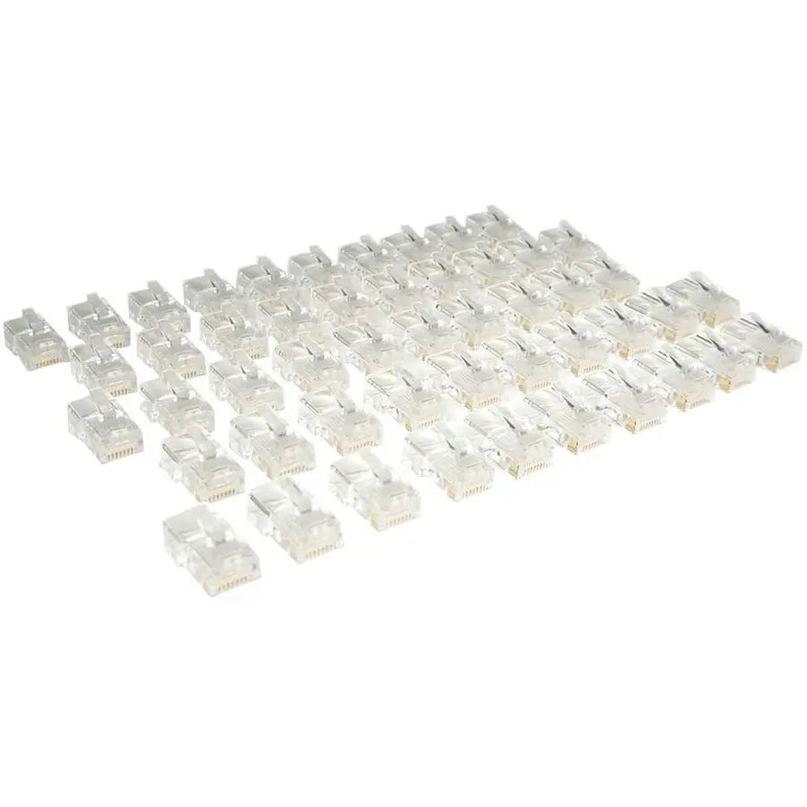 Eaton Corporation Tripp Lite Cat5e RJ45 Modular In-Line Connectors - 50-Pack for Stranded Cabling