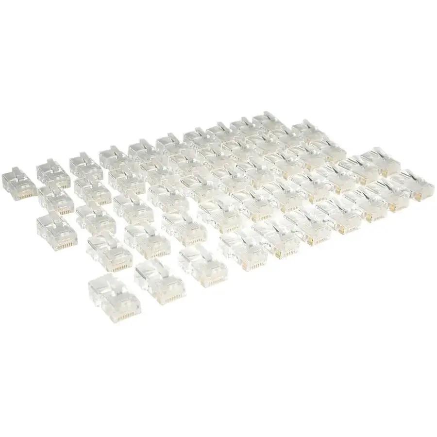 Eaton Corporation Tripp Lite Cat5e RJ45 Modular In-Line Connectors - 50-Pack for Stranded Cabling by Eaton Corporation